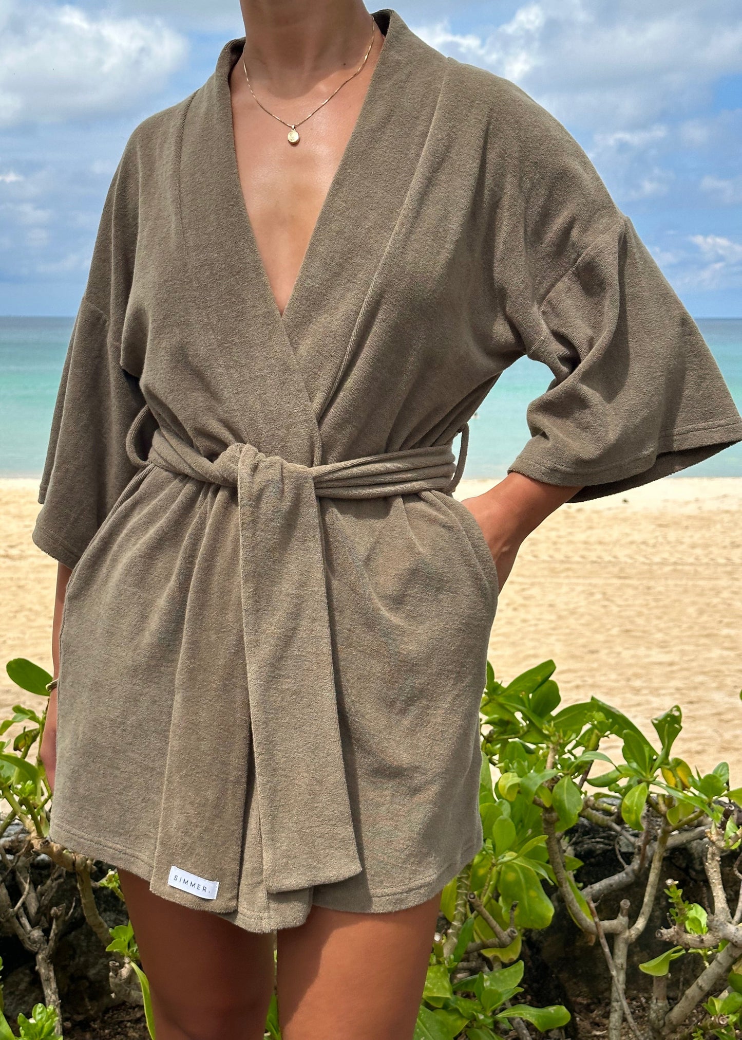 Olive Green Robe